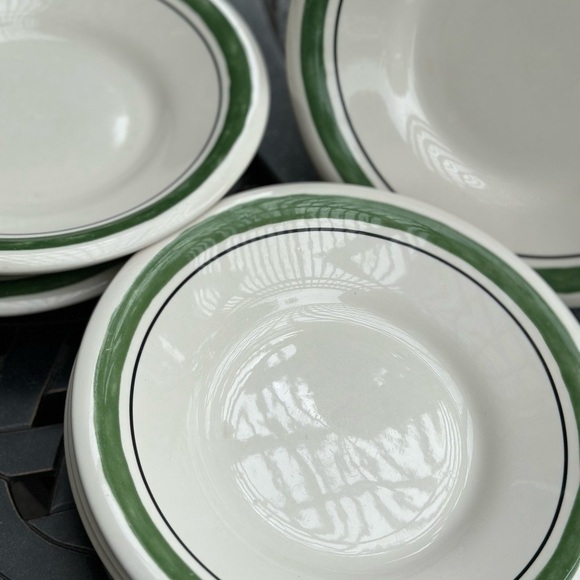 4 Vintage Mid-Century Rimmed Pasta, Salad or Soup 9” Bowls - Picture 6 of 6